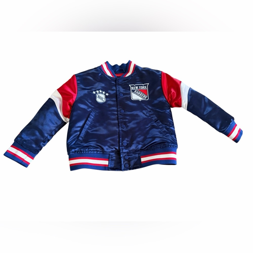 Mitchell & Ness Rangers Heavyweight Satin Jacket